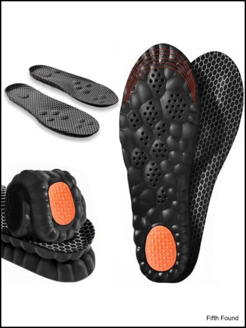4D Cloud Steppers Insoles Men Women Work Boot Cushioning Inserts